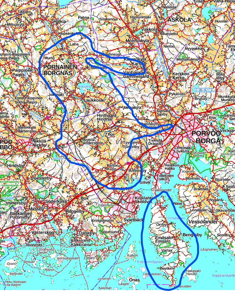 Granskning av luftlinjer med helikopter 19.21.8.2024 Energi