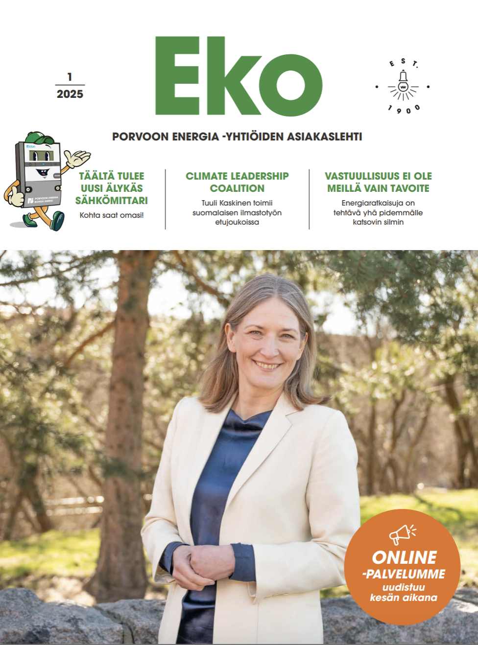 Asiakaslehti 1/25 kansikuva